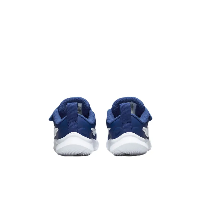 Nike Star Runner 3 Slip Resistant Cushioning Wear Resistant Breathable Low Top Running Shoes Blue Infant And Toddler-3
