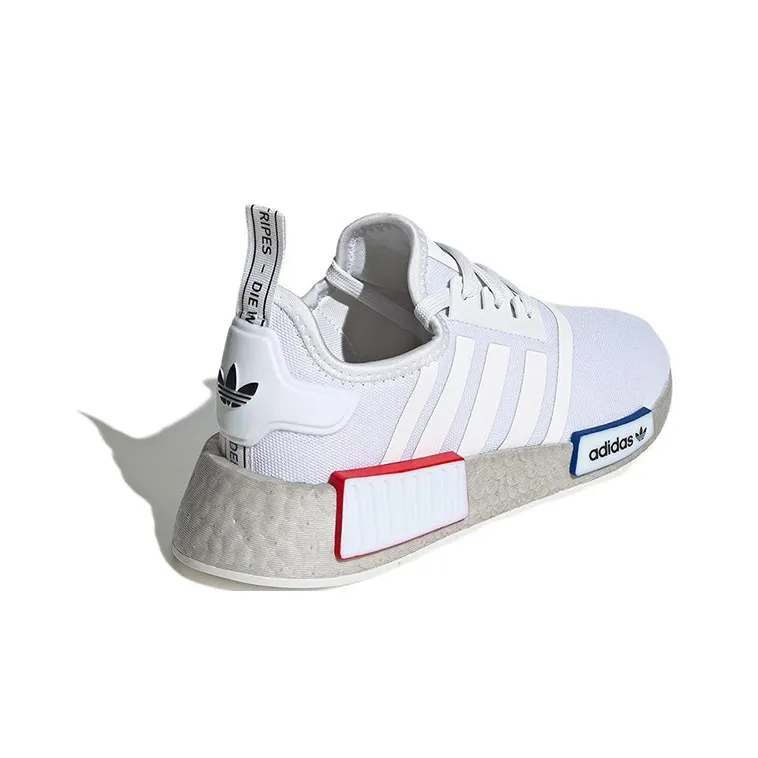 Adidas NMD_R1 Refined Big Kid 'White Grey'-3