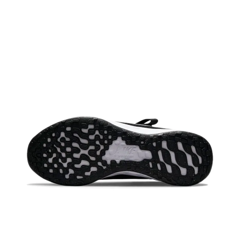 Nike REVOLUTION 6 Low Top Kids' Running Shoes Black White Teenagers-5