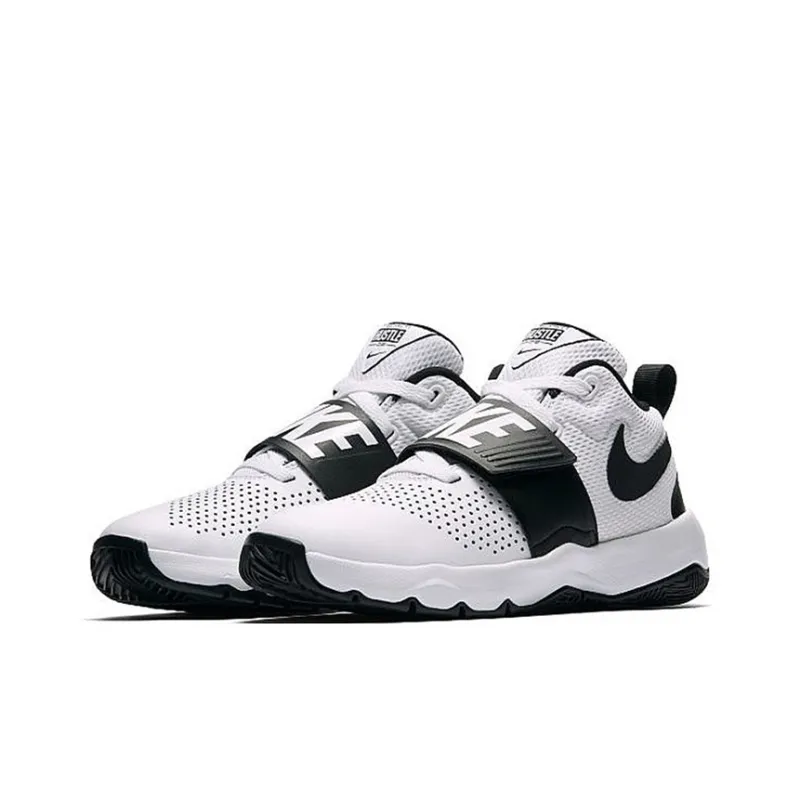 Nike Team Hustle D 8 White Black GS-2