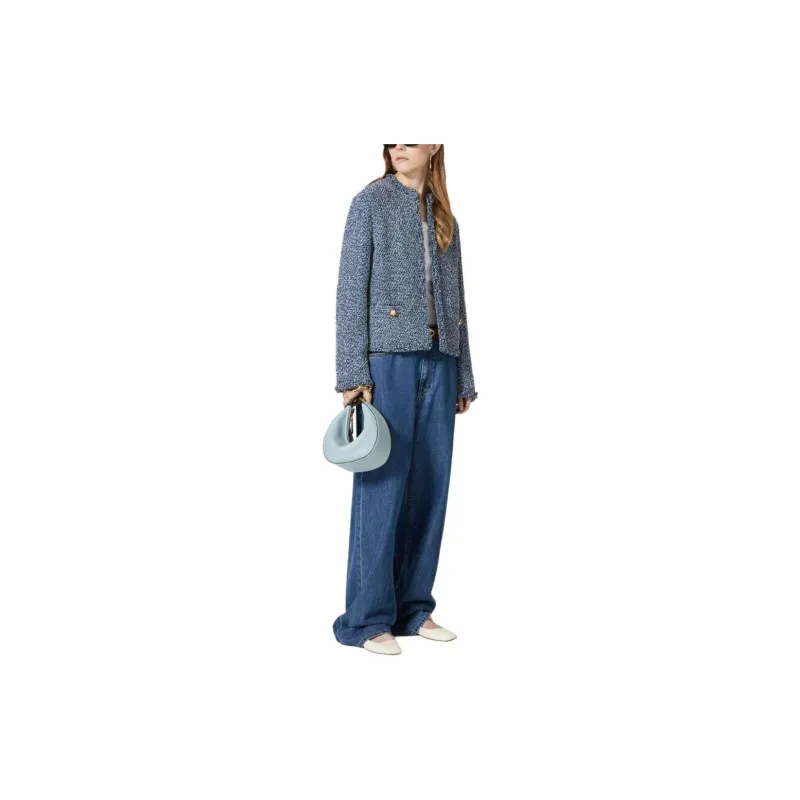 Valentino Straight Hem Tweed Jacket-3