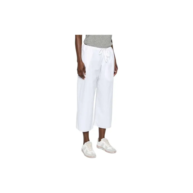 THE ROW Jugi Drawstring waist Cotton Trousers-4