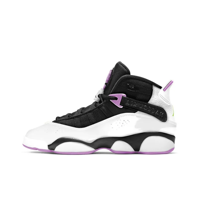 Jordan 6 Rings White Light Purple GS-0