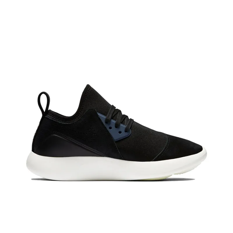 Nike LunarCharge Everyday Comfort Abrasion Resistant Mid Top Kids Lifestyle Shoes Black White Teenagers-1
