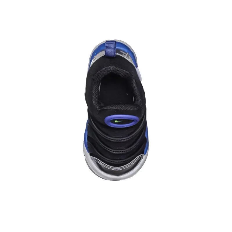 Nike Dynamo Free Low Top Toddler Shoes Black Blue Silver Infant And Toddler-3