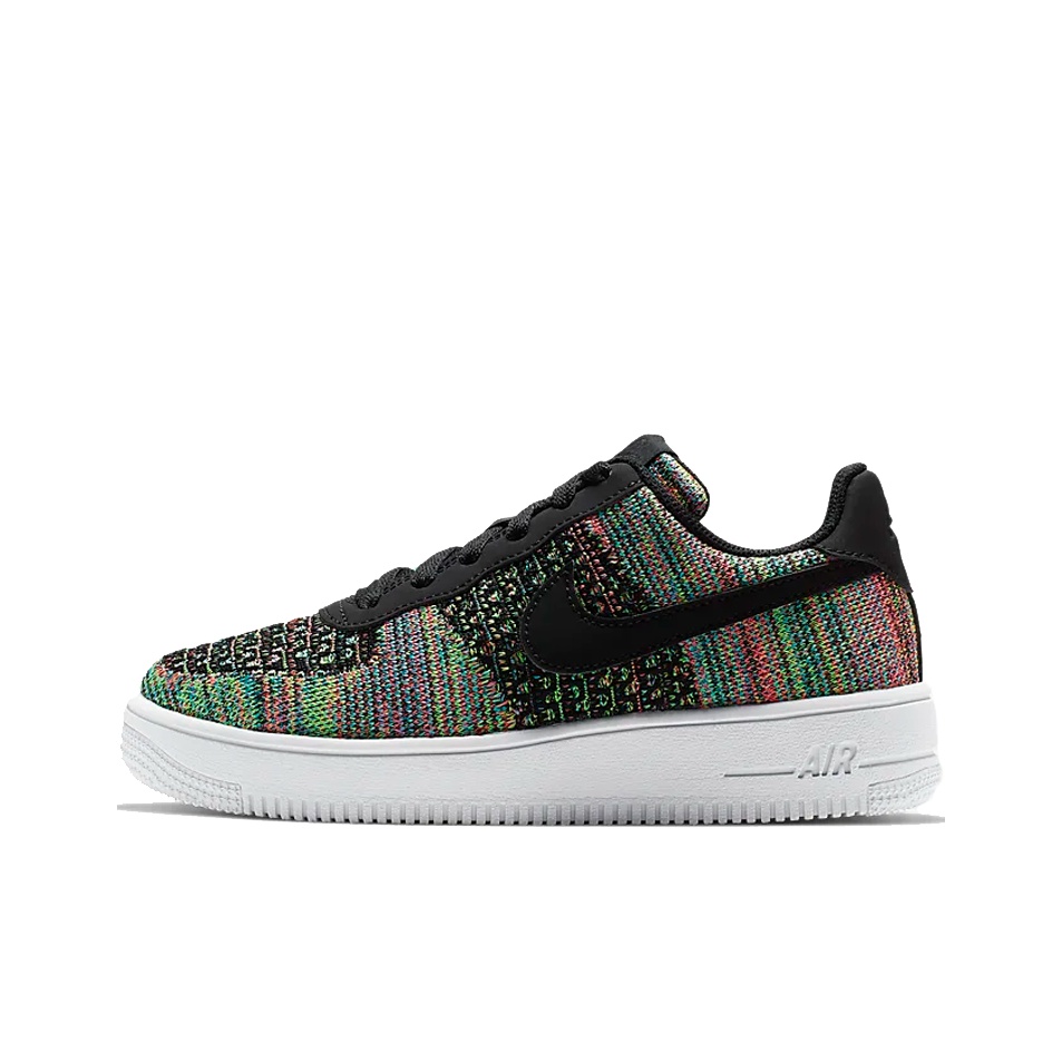 Nike air force 1 flyknit multicolor black best sale