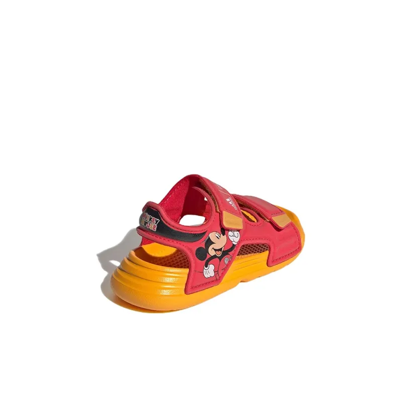 Disney x Adidas Altaswim Slip Resistant Low Top Toddler Shoes Red Infant And Toddler-3