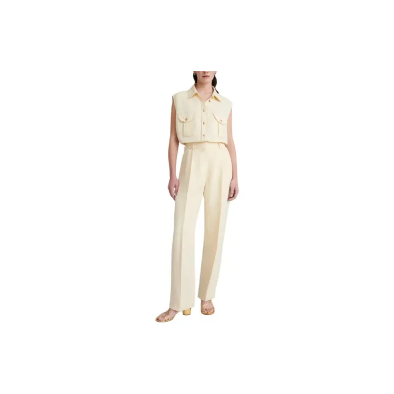Blazé Milano Banker Pleat Detailed Tailored Trousers-3