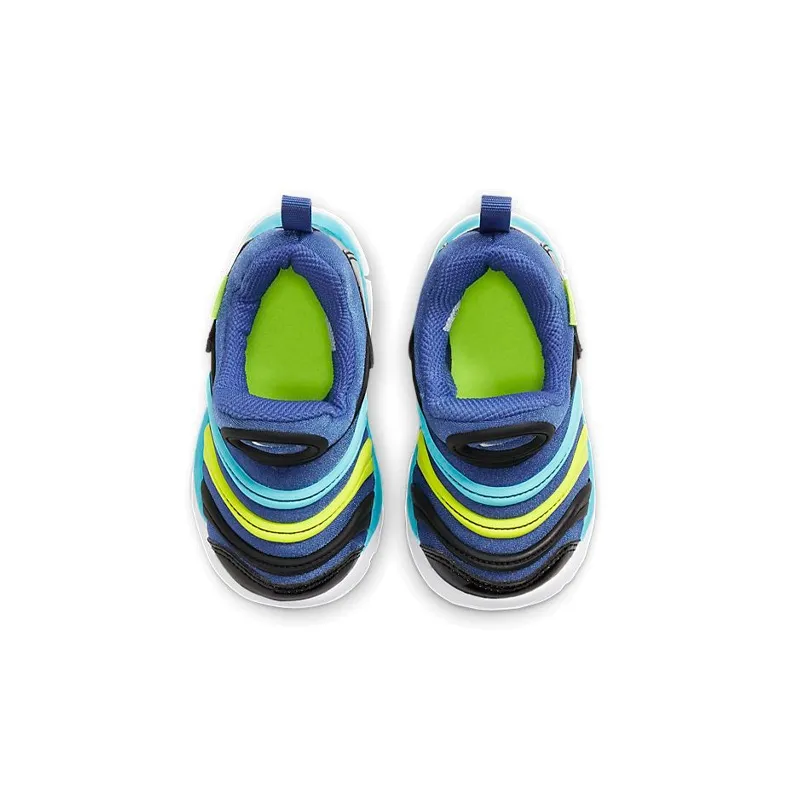 Nike Dynamo Free Low Top Toddler Shoes Black Blue Yellow Infant And Toddler-3