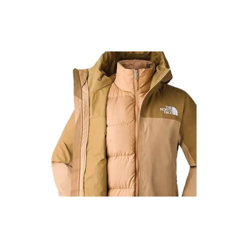 THE NORTH FACE City Outdoor Collection Water Resistant Windproof And Water Repellent Windbreaker Jacket Women's Khaki-1