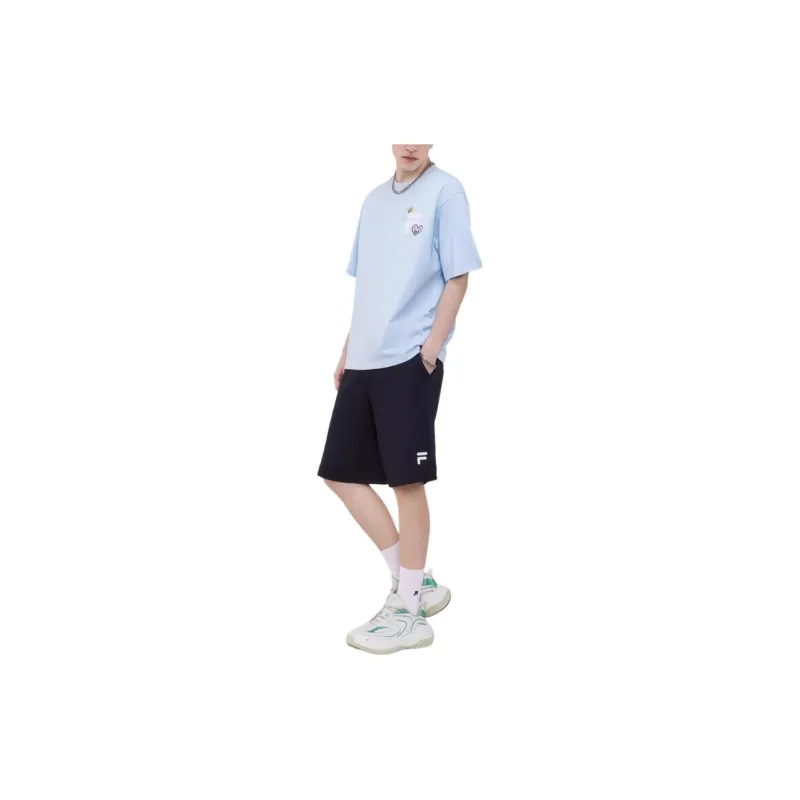 FILA FUSION T Shirt Unisex Laiwu Blue-3
