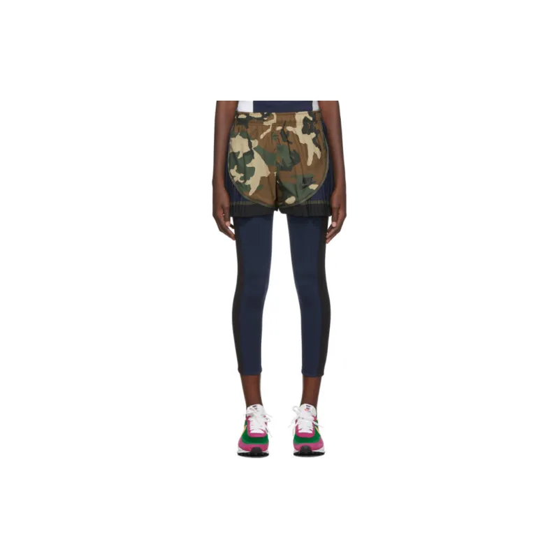 Nike X Sacai Shorts Navy/Khaki-4
