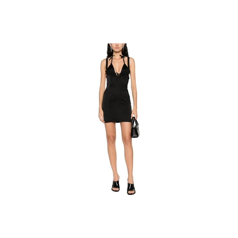 Jacquemus La Robe Ciceri Mini Dress 'Black'-1