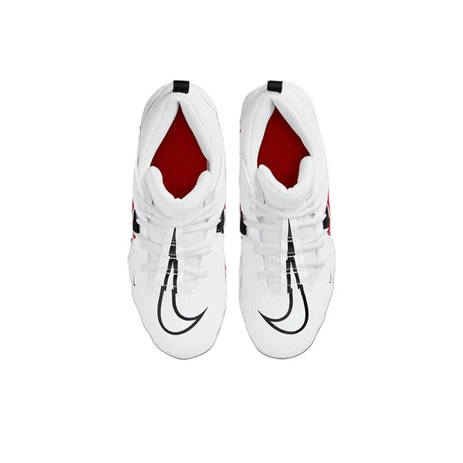 Nike Alpha Menace 3 Shark GS 'White University Red'-3
