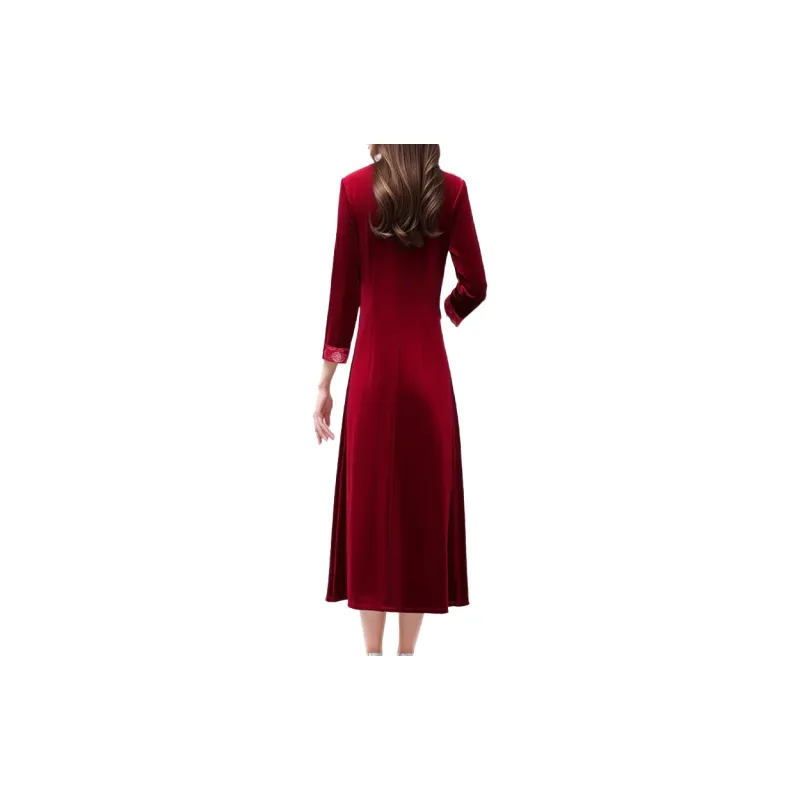 Mapping Long Sleeved Dresses Women's-1