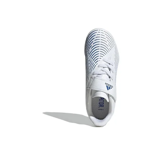 Adidas Abrasion Resistant Low Top Soccer Shoes White Kids'-4