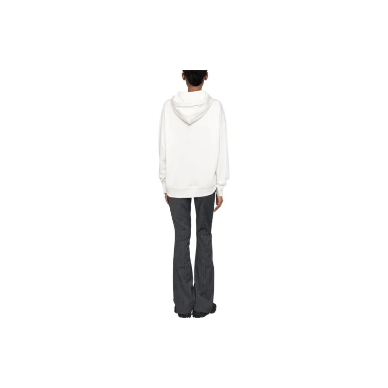 JIL SANDER Logo print Drawstring Hoodie-3