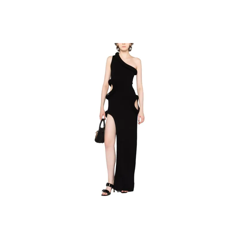 OFF WHITE Cut Out One Shoulder Dress-1