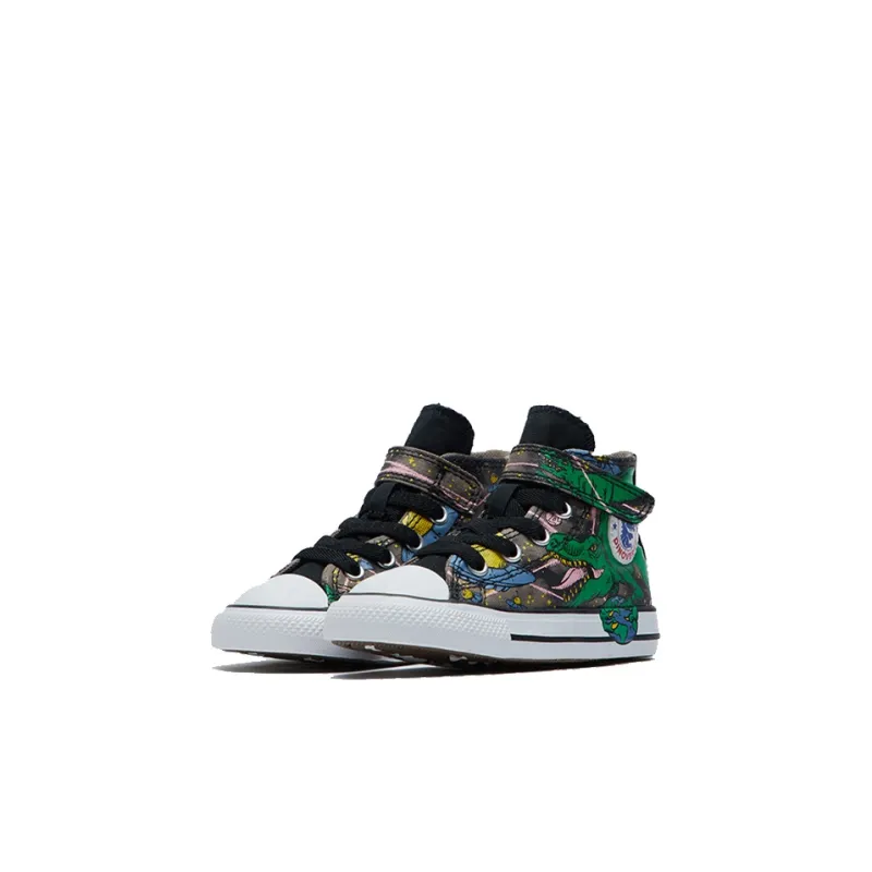 Converse Chuck Taylor All Star Interstellar Dinos Hook And Loop High-Top Casual Canvas Shoes Taupe Infant And Toddler-2