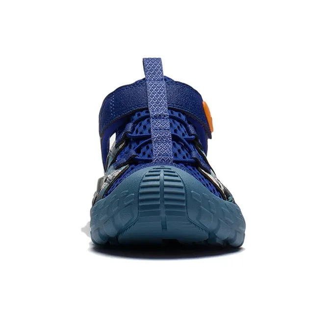 LiNing Trekking Sports Sandals Purple Blue Teenagers-3