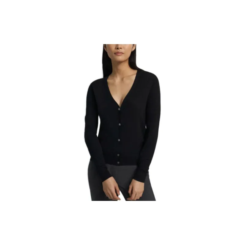 THEORY V-Neck Ribbed Cardigan-1