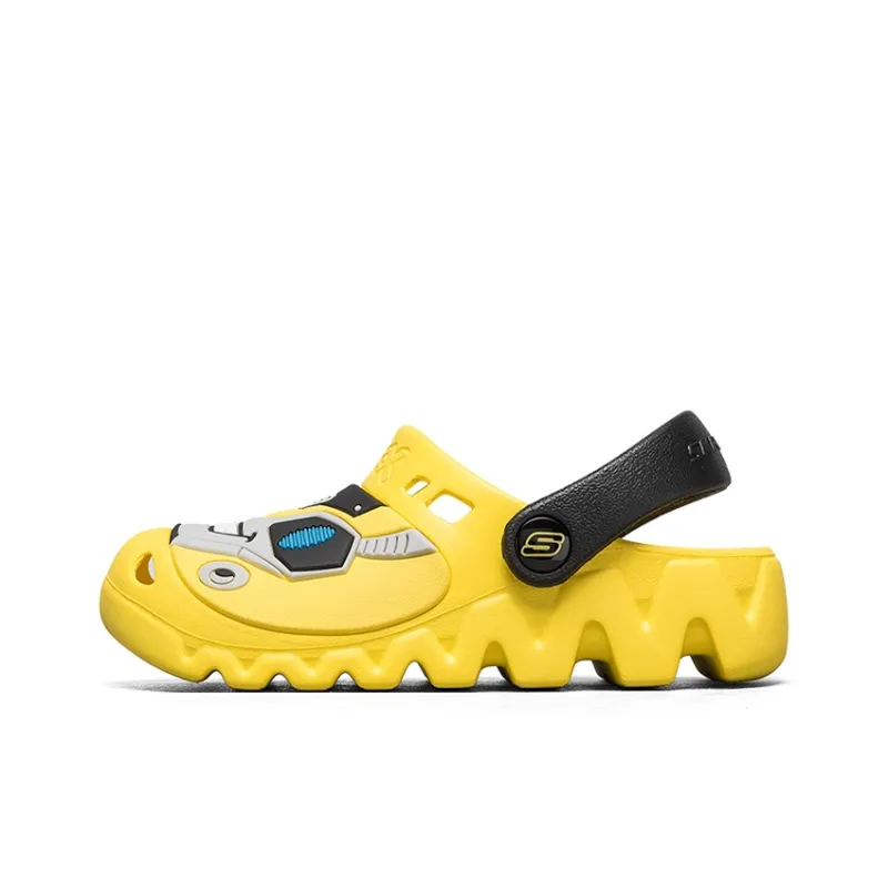 Skechers Lifestyle Slip Resistant Children's Sandals Yellow Black Teenagers-0