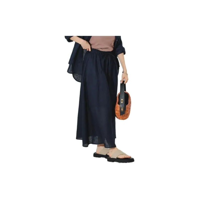 Beams Casual Long Skirts Women's-4