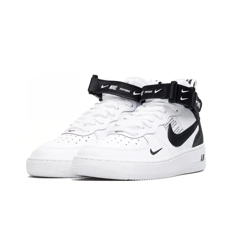 Nike Air Force 1 Mid Utility White Black GS-2