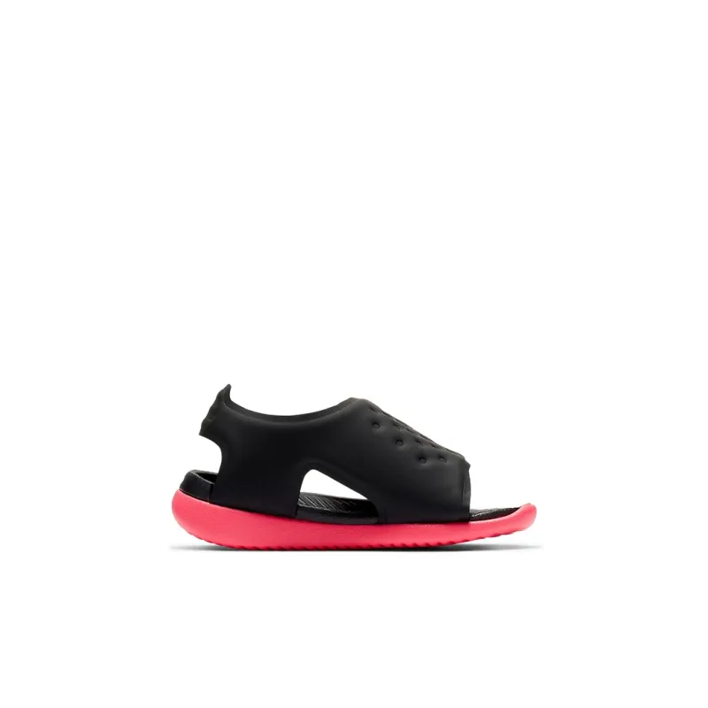 Nike Sunray Adjust 5 Low Top Toddler Shoes Black Pink Infant And Toddler-1