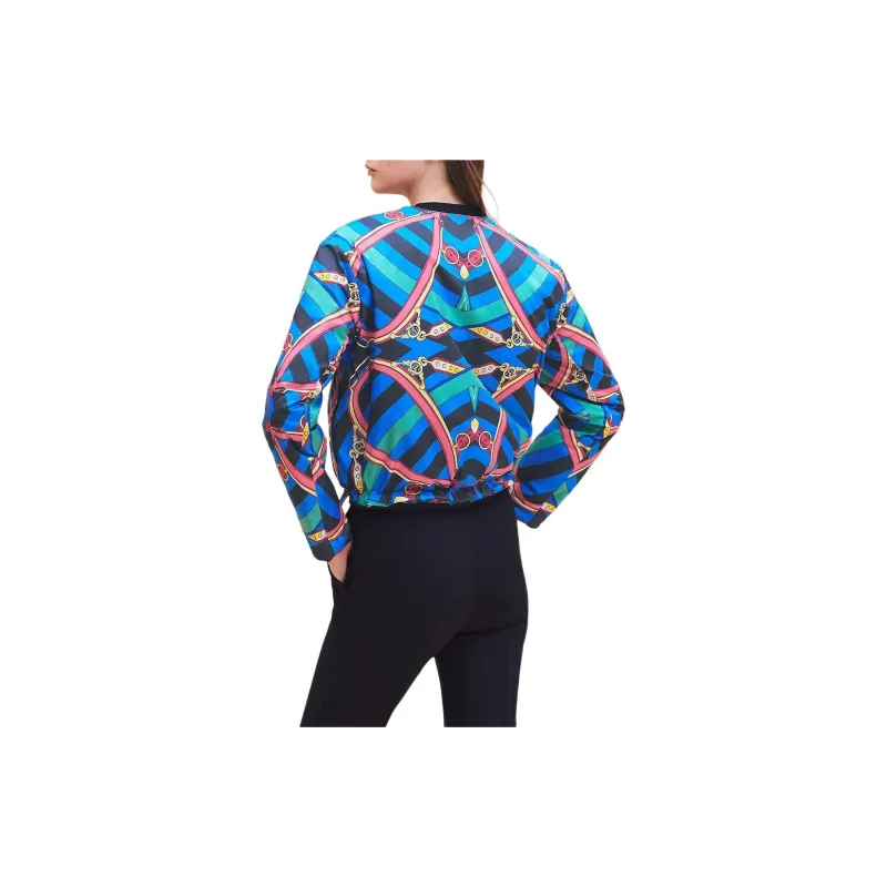 HERMES Jackets Coats Women's Cyan Blue-3