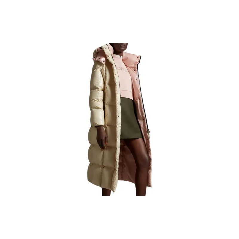 Moncler Down Jacket Women's Light Beige-3