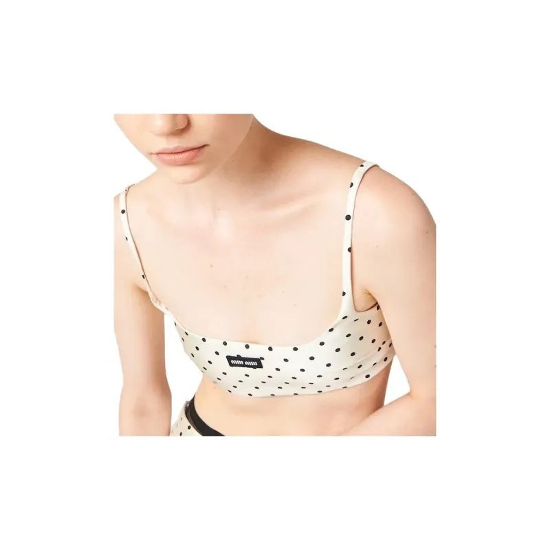 MIU MIU Camisoles Women's Beige-3
