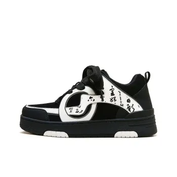DFOA Low Top Skateboard Shoes Unisex Black