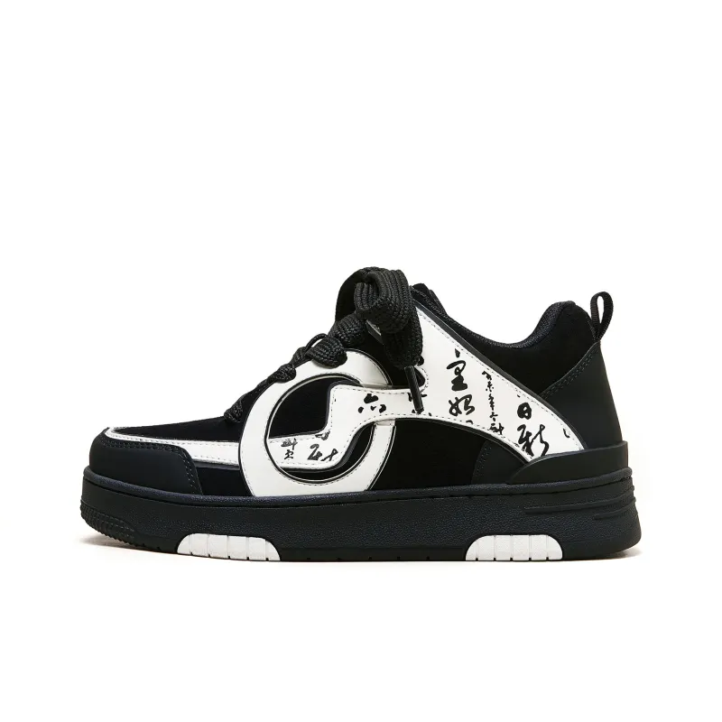 DFOA Low Top Skateboard Shoes Unisex Black-0