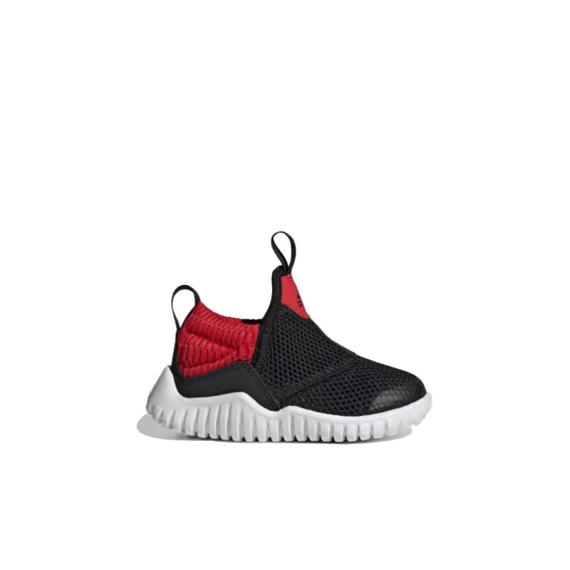 Adidas Rapidazen I Low Top Toddler Shoes Black Red Infant And Toddler-1