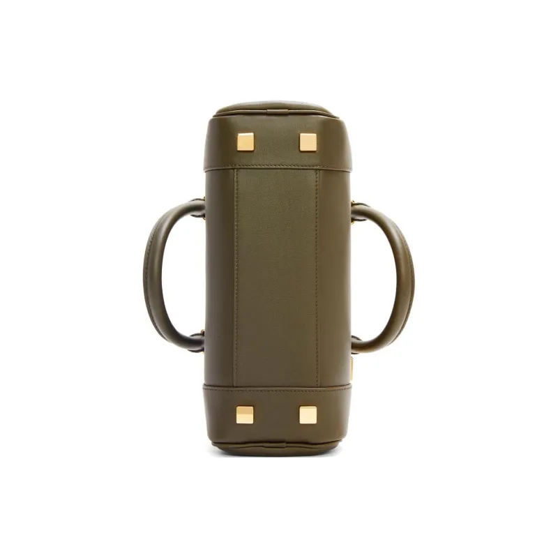 LOEWE Amazona Cow Leather Shoulder Bag, Crossbody Bag, Handbag Regular Women's Dark Khaki Green-4