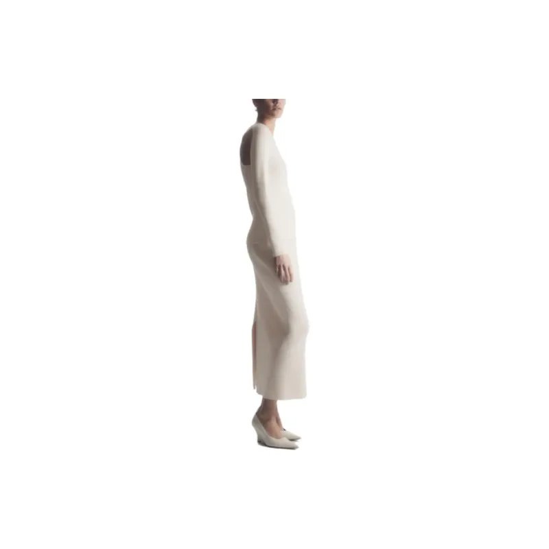 COS Casual Long Skirts Women's White-3