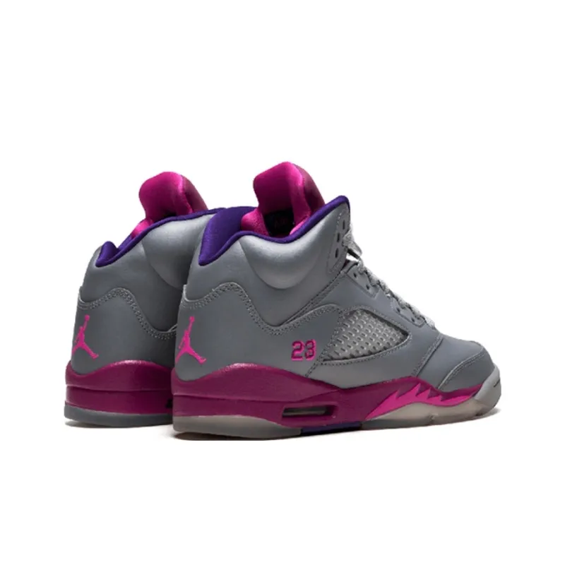 Jordan 5 Retro Cement Grey Pink GS-2
