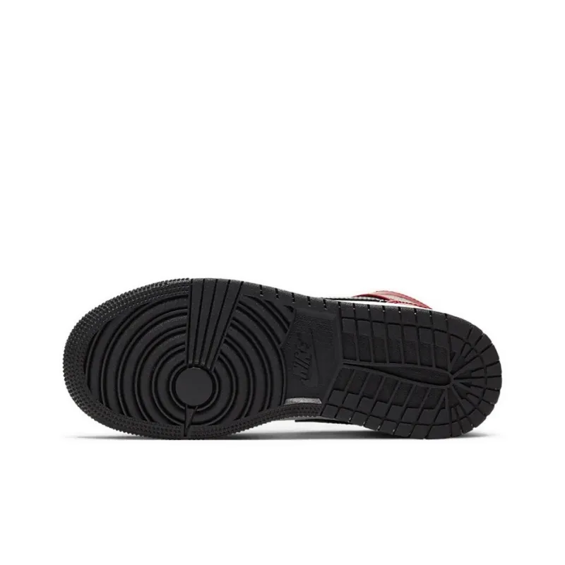 Jordan Kids Air Jordan 1 Mid 'Chicago Black Toe' Sneakers-5