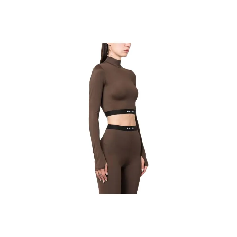AMIRI T-Shirts Women's Brown-3