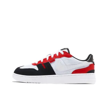 Nike Squash Type Slip Resistant Cushioning Low Top Kids' Skateboarding Shoes Red White Teenagers