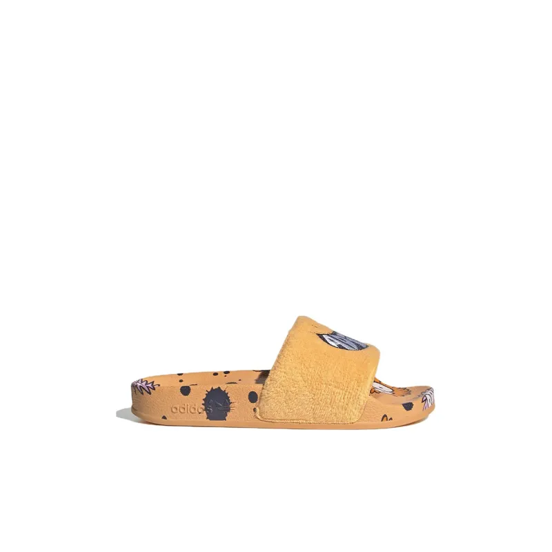 Adidas Originals Abrasion Resistant Kids' Slippers Orange Yellow Kids'-1