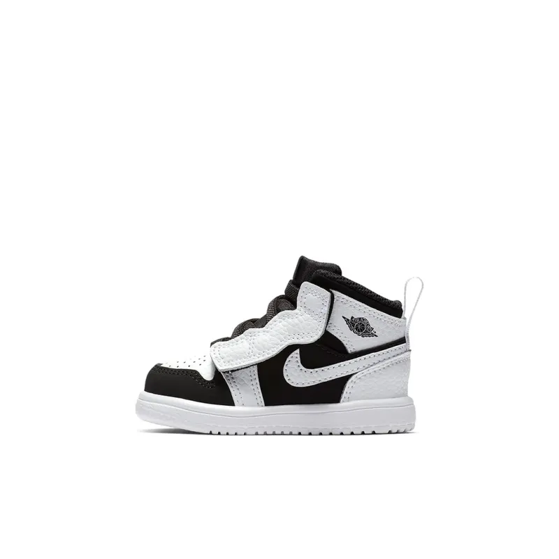 Jordan Air Jordan 1 TD High-Top Toddler Shoes Black White Infant And Toddler-0