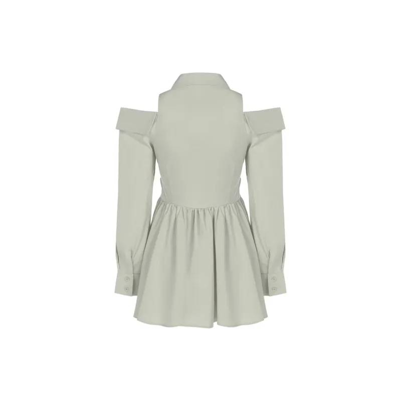 JOSR Long Sleeved Dresses Women's Green-1