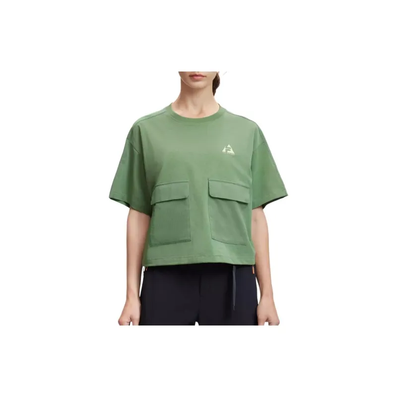 FILA T Shirts Women's Alkaline Green-2