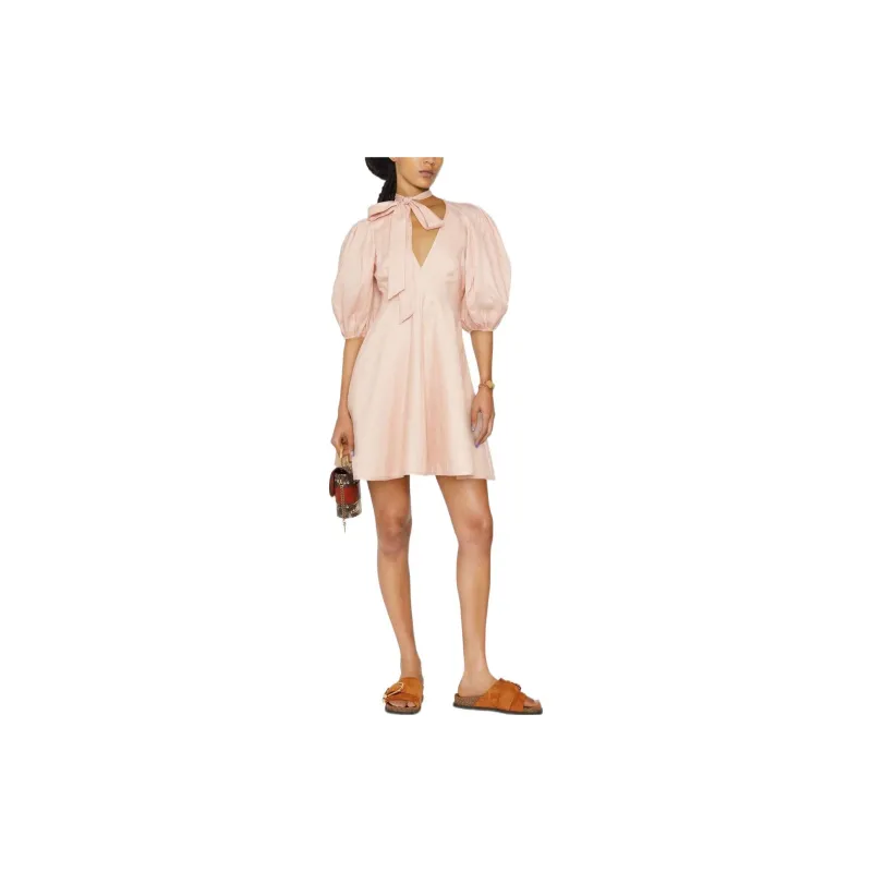 Zimmermann Short-Sleeved Dresses Women's Pink-1