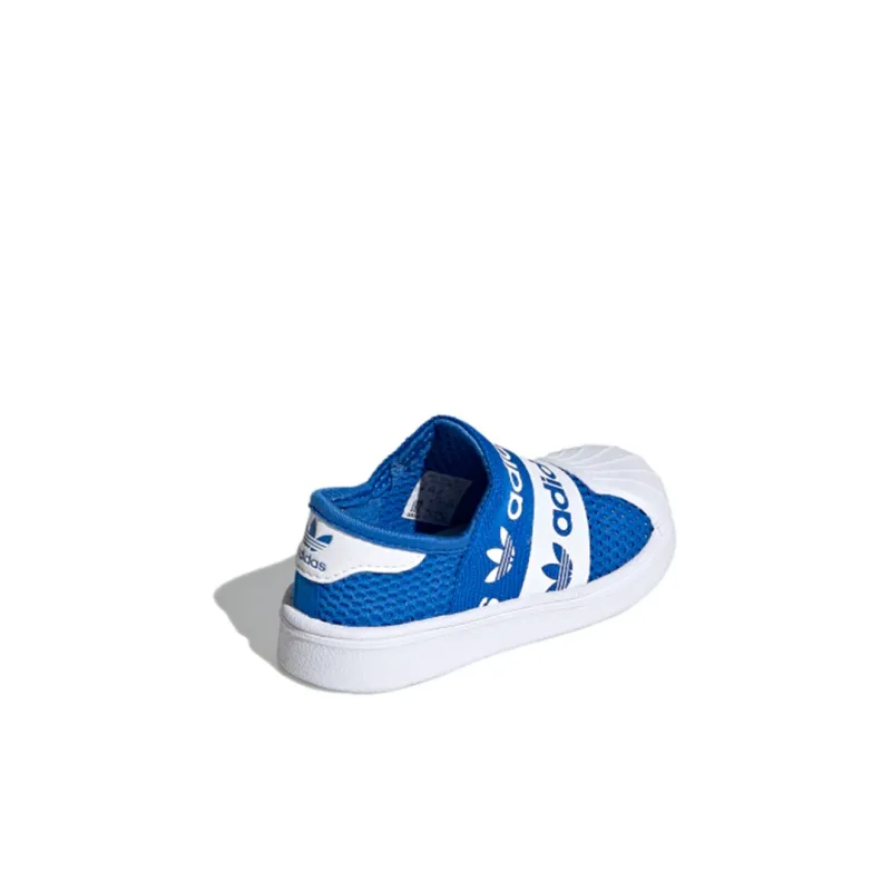 Adidas Originals Superstar Series Smr 360 I Breathable Low-Top Toddler Shoes Blue Infant And Toddler-3