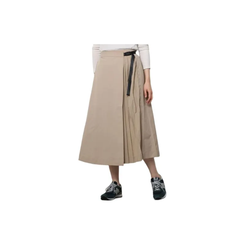 New Balance New Balance Japan Casual Long Skirts Women's Brown Yellow-6