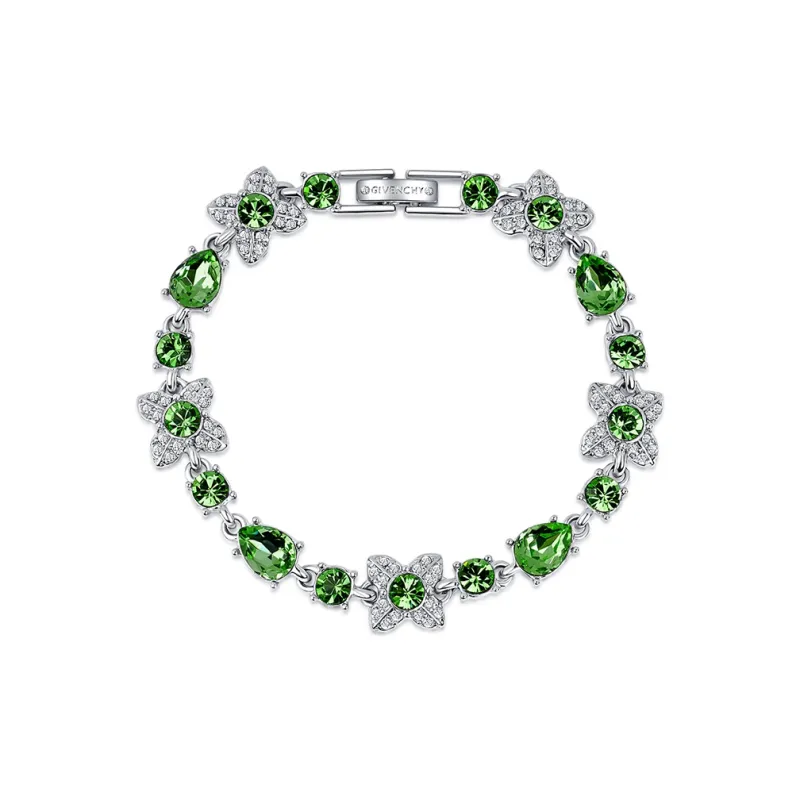 Givenchy Crystal Bracelets Unisex Green-1