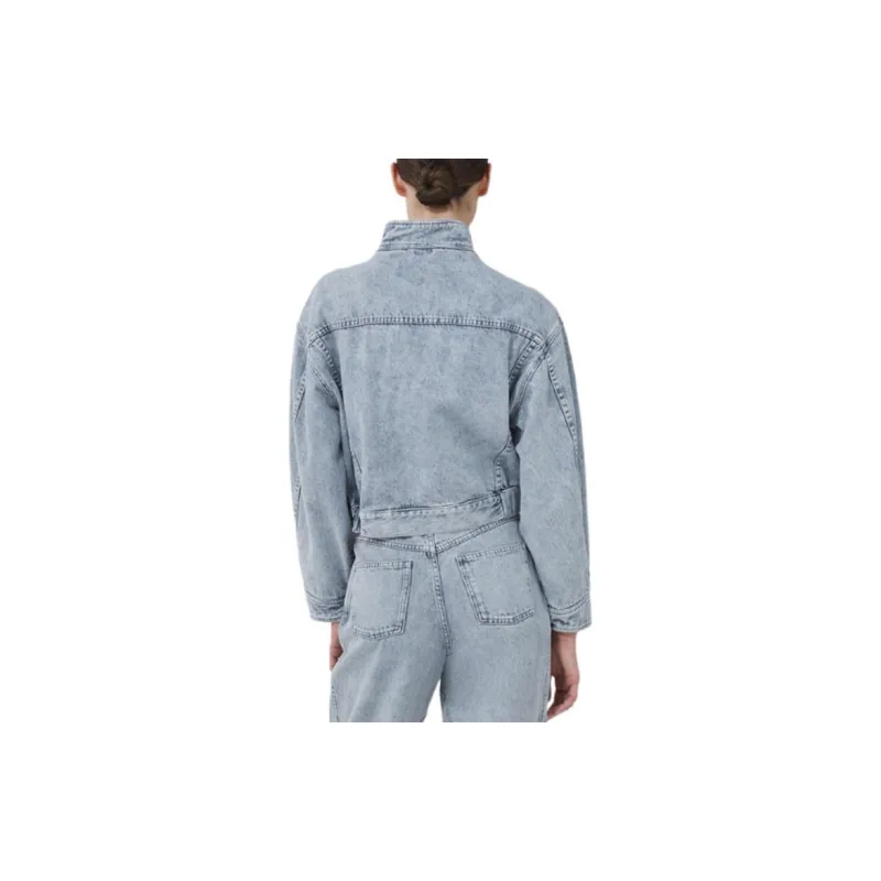IRO NIGHT Denim Jacket Women's Washed Blue-2